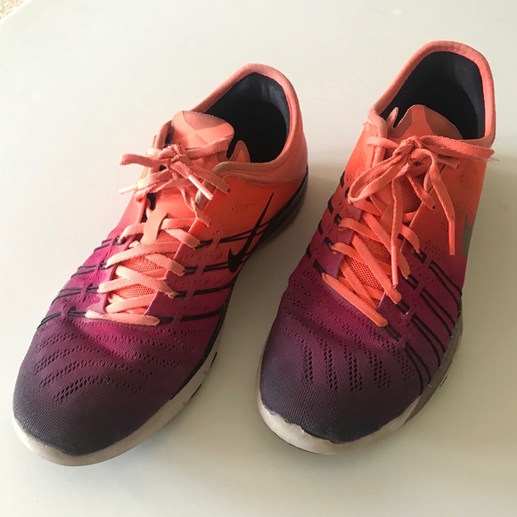 Nike Free TR 6 Spectrum Training Shoes Neon - 8 - Picture 5 of 11